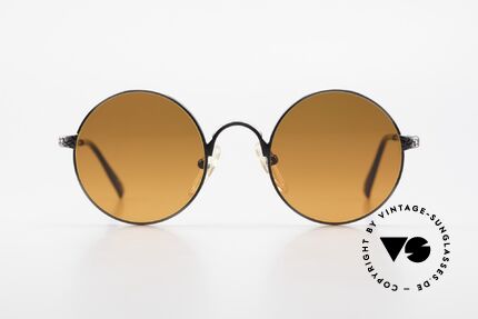 Jean Paul Gaultier 55-9671 Runde 90er JPG Sonnenbrille, enorm hochwertige Fassung mit kleinen Gravuren, Passend für Herren und Damen