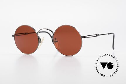 Jean Paul Gaultier 55-0172 Runde 90er JPG Sonnenbrille, Designerbrille von Jean Paul Gaultier von ca. 1994, Passend für Herren und Damen