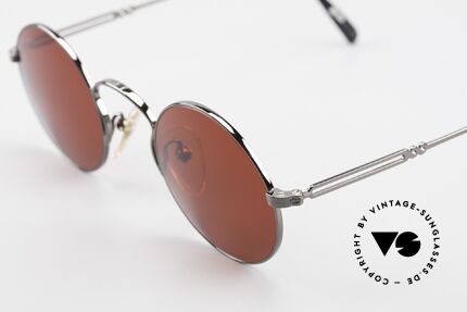 Jean Paul Gaultier 55-0172 Runde 90er JPG Sonnenbrille, unbenutzt (wie alle unsere vintage Gaultier Brillen), Passend für Herren und Damen
