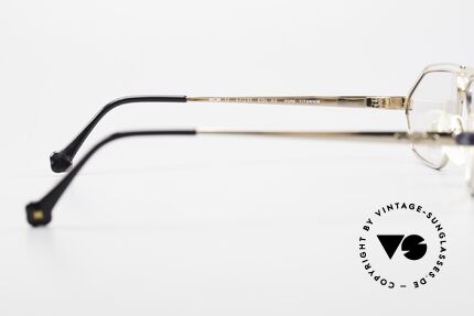 MCM München 13 Titanium Brille Blau Gemustert, KEINE Retromode; ein mind. 25 Jahre altes Unikat!, Passend für Herren und Damen