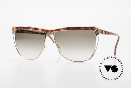Gucci 2300 Damen Designer Sonnenbrille, vintage 1980er Brille von GUCCI in Schildpatt-Optik, Passend für Damen