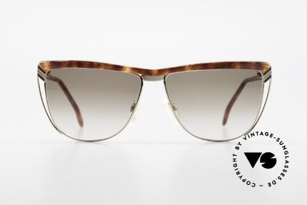 Gucci 2300 Damen Designer Sonnenbrille, Bügel mit dem berühmten Symbol (die 2 Steigbügel), Passend für Damen