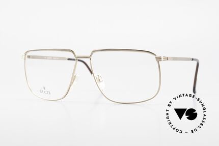 Gucci 1214 Klassische 80er Fassung Unisex, klassische VINTAGE Designer-Brille von GUCCI, Passend für Herren und Damen