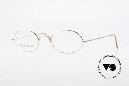 Giorgio Armani 1004 Kleine Ovale Vintage Fassung, Giorgio Armani, Mod. 1004, col. 743, Gr. 45/20, 135, Passend für Herren und Damen