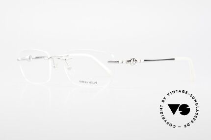 Giorgio Armani 310 Randlose Vintage Fassung, keine aktuelle Kollektion, sondern echte 1990er Ware!, Passend für Herren und Damen