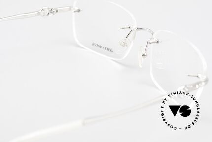Giorgio Armani 310 Randlose Vintage Fassung, Größe: medium, Passend für Herren und Damen