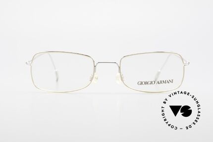 Giorgio Armani 1091 Kleine Drahtbrille Unisex, schlichte "Draht-Brille" in sehr puristischem Design, Passend für Herren und Damen
