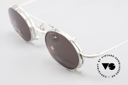 Koh Sakai KS9711 Kleine Ovale Brille mit Clip, aus dem gleichen Werk wie Oliver Peoples und Eyevan, Passend für Herren und Damen