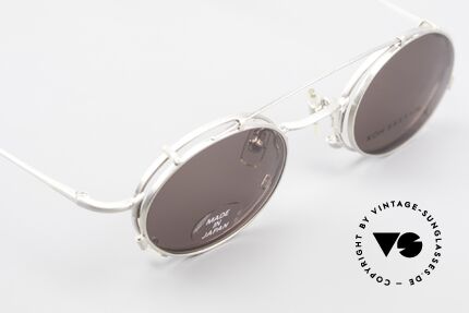 Koh Sakai KS9711 Kleine Ovale Brille mit Clip, entsprechend sind Qualität & Anmutung identisch top, Passend für Herren und Damen