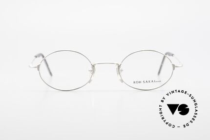 Koh Sakai KS9711 Kleine Ovale Brille mit Clip, Größe: small, Passend für Herren und Damen