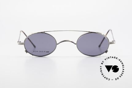Koh Sakai KS9591 Kleine Ovale Fassung mit Clip, Koh Sakai, BADA und OKIO Brillen waren ein Vertrieb, Passend für Herren und Damen