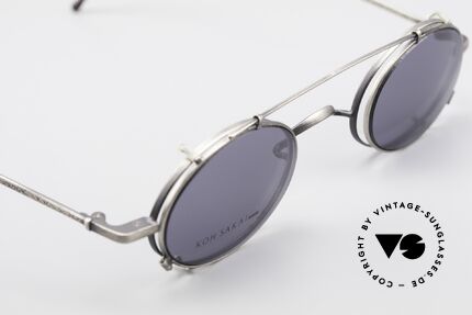 Koh Sakai KS9591 Kleine Ovale Fassung mit Clip, entsprechend sind Qualität & Anmutung identisch top, Passend für Herren und Damen