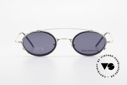Koh Sakai KS9831 90er Brille Oval Made in Japan, Koh Sakai, BADA und OKIO Brillen waren ein Vertrieb, Passend für Herren