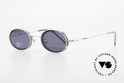 Koh Sakai KS9831 90er Brille Oval Made in Japan, in Los Angeles designed & in Sabae (Japan) produziert, Passend für Herren