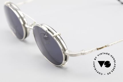 Koh Sakai KS9831 90er Brille Oval Made in Japan, aus dem gleichen Werk wie Oliver Peoples und Eyevan, Passend für Herren