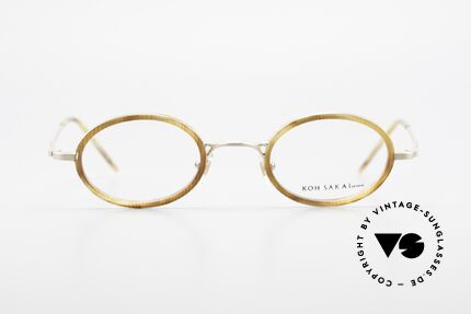Koh Sakai KS9831 90er Brille Made in Japan Oval, Größe: medium, Passend für Herren Koh Sakai KS9831 90er Brille Made in Japan Oval, Größe: medium, Passend für Herren