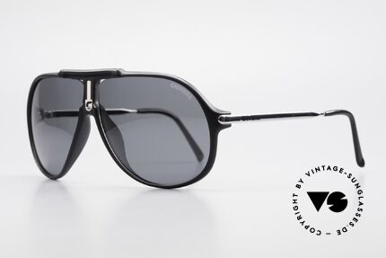 Carrera 5590 Polarisierende Sonnenbrille, 2 Paar Gläser: grau-POLARisierend und braun-Verlauf, Passend für Herren