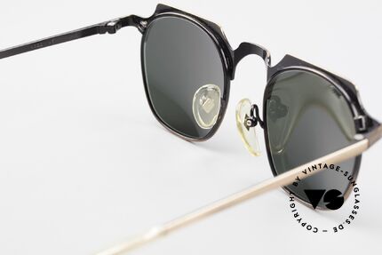 Jean Paul Gaultier 57-0171 Panto Sonnenbrille Eckig 90er, KEINE Retromode; ein ca. 25 Jahre altes Original!, Passend für Herren