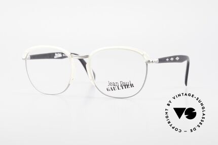 Jean Paul Gaultier 55-1273 Alte 90er Vintage Brille JPG, 1990er vintage Designerbrille von Jean Paul Gaultier, Passend für Herren und Damen