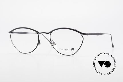 Miyake Design Studio IM305 90er Insider Brille All Titan, interessante vintage ALL TITAN-Brille von 1993, Passend für Herren und Damen