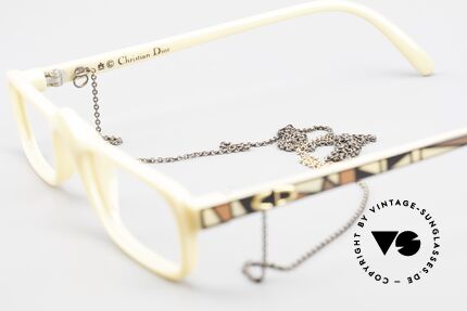 Christian Dior 2356 Vintage Lesebrille Mit Kette, Größe: small, Passend für Herren und Damen