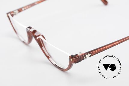 Christian Dior 2586 Vintage Lesebrille Unisex 90er, äußerst interessantes Rahmenmuster; LARGE Gr. 49/24, Passend für Herren und Damen