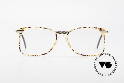 Cazal 341 Alte Vintage Brille No Retro, tolle Kombination von Transparenz, Farbe & Metall, Passend für Herren und Damen