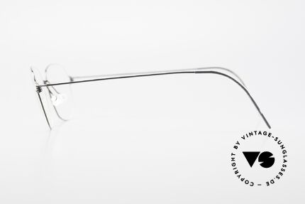 Lindberg Santi Air Titan Rim Klassische Titan Herrenbrille, extrem stabile Fassung, flexibel & elastisch, und nur 3g, Passend für Herren