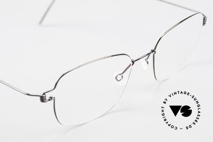 Lindberg Santi Air Titan Rim Klassische Titan Herrenbrille, eleganter Rahmen ohne Schrauben, Nieten oder Lötungen, Passend für Herren