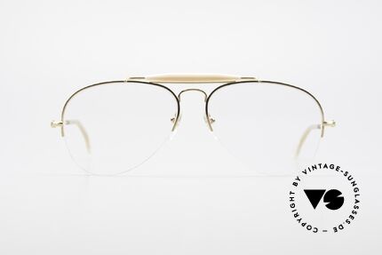 Ray Ban Balfast 810 Gold Doublé Vintage Brille Alt, BALFAST-Sonderserie wurde in 'W.Germany' gefertigt, Passend für Herren