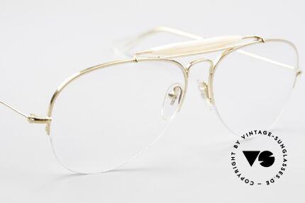 Ray Ban Balfast 810 Gold Doublé Vintage Brille Alt, 1/30 des Rahmens sind 10k Gold - wahre Top Qualität, Passend für Herren