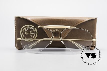 Ray Ban Balfast 810 Gold Doublé Vintage Brille Alt, Keine Retrobrille, sondern eine echte alte B&L-Rarität, Passend für Herren