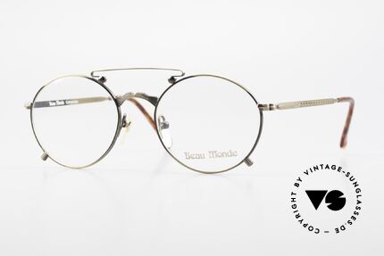 Beau Monde Knightsbridge Alte Vintage Brille 90er Insider, interessante alte vintage Brille; späte 80er / frühe 90er, Passend für Herren und Damen
