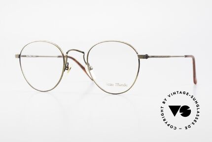Beau Monde Sterling Alte Vintage Brille 90er Panto, interessante alte vintage Brille; späte 80er / frühe 90er, Passend für Herren und Damen