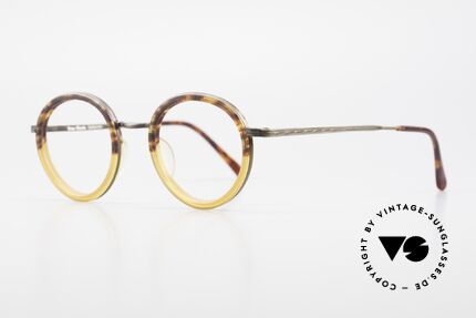 Beau Monde Rhodes Runde Alte Vintage Brille 90er, Modell-Namen nach schönen Orten dieser Welt benannt, Passend für Herren und Damen