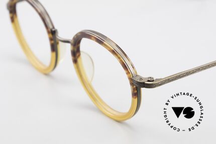 Beau Monde Rhodes Runde Alte Vintage Brille 90er, Fertigung mit den gleichen Werkzeugen wie bei Matsuda, Passend für Herren und Damen