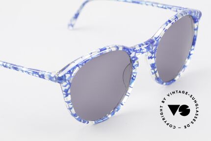 Alain Mikli 901 / 323 80er Panto Brille Kristall Blau, ungetragen (wie alle unsere 1980er vintage Brillen), Passend für Herren und Damen