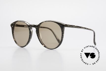 Alain Mikli 901 / 429 80er Brille Braun Marmoriert, grandioses Rahmenmuster: braun / grau marmiert, Passend für Herren und Damen