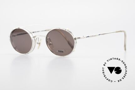 Bada BL1581 90er Brille Mit Sonnen Clip, aus dem gleichen Werk wie Oliver Peoples und Eyevan, Passend für Herren und Damen