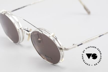 Bada BL1581 90er Brille Mit Sonnen Clip, entsprechend sind Qualität & Anmutung identisch top, Passend für Herren und Damen