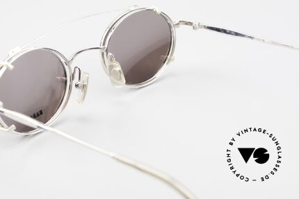 Bada BL1581 90er Brille Mit Sonnen Clip, Größe: small, Passend für Herren und Damen
