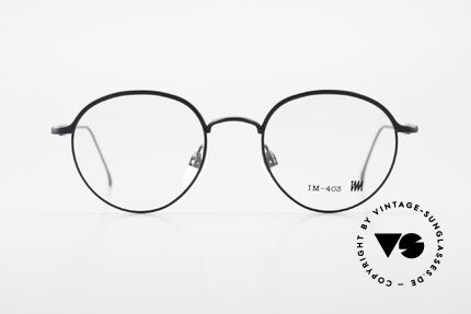 Miyake Design Studio IM403 Insider Brille Pantobrille 90er, eine echte INSIDER-Brille ohne großes Branding, Passend für Herren und Damen
