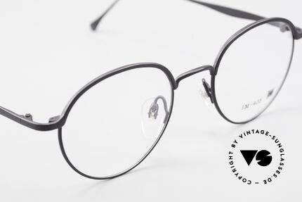Miyake Design Studio IM403 Insider Brille Pantobrille 90er, ungetragenes 90er Einzelstück, KEINE Retrobrille, Passend für Herren und Damen