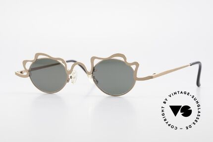 Theo Belgium Tortelini Spaghetti Sonnenbrille 90er, Theo Belgium: die eigenwilligste Brillenmarke, weltweit, Passend für Damen