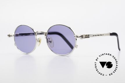 Jean Paul Gaultier 56-4178 Runde Industrial Vintage Brille, herausragende Qualität (made in Japan) = typisch J.P.G., Passend für Herren