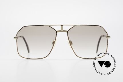 Cazal 721 Alte 80er Herren Pilotenbrille, extrem seltene Designer-Fassung aus den 80er Jahren, Passend für Herren