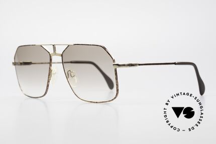 Cazal 721 Alte 80er Herren Pilotenbrille, heute "Old School" Brille und begehrte Sammlerbrille, Passend für Herren