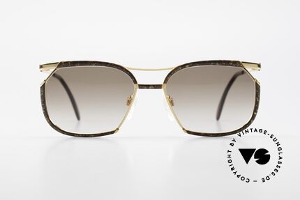 Cazal 243 Cari Zalloni Sonnenbrille 90er, ein altes ORIGINAL in dezent eleganter Lackierung, Passend für Damen