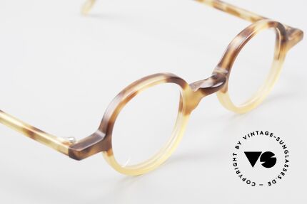 Anne Et Valentin Albert Runde Alte 80er Vintage Brille, dieses Modell stammt noch aus den Anfängen von A&V, Passend für Herren und Damen