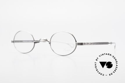 Lunor Oval T-22 Titanium Vintage Brille 90er, Brillendesign in Anlehnung an frühere Jahrhunderte, Passend für Herren und Damen